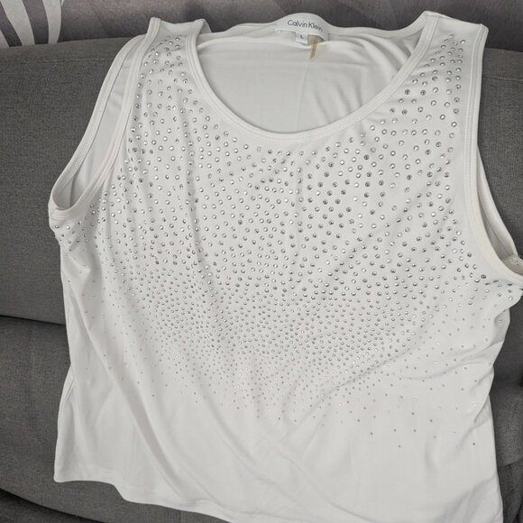 Calvin Klein white camisole - Picture 7 of 9